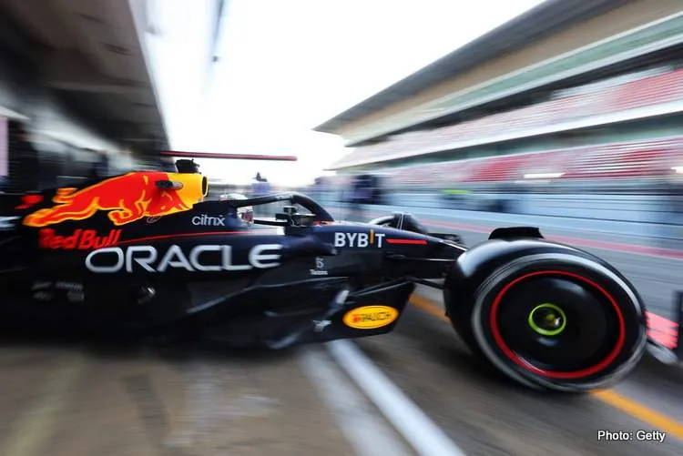 verstappen rb18 barcelona day1 2 2022