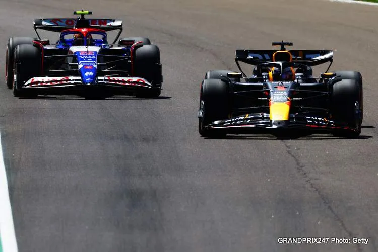 verstappen tsunoda imola 2024