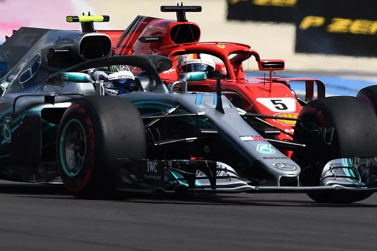 vettel bottas collide