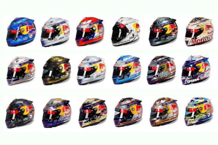 vettel helmets