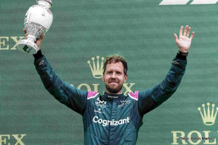 vettel hungary 2021 podium