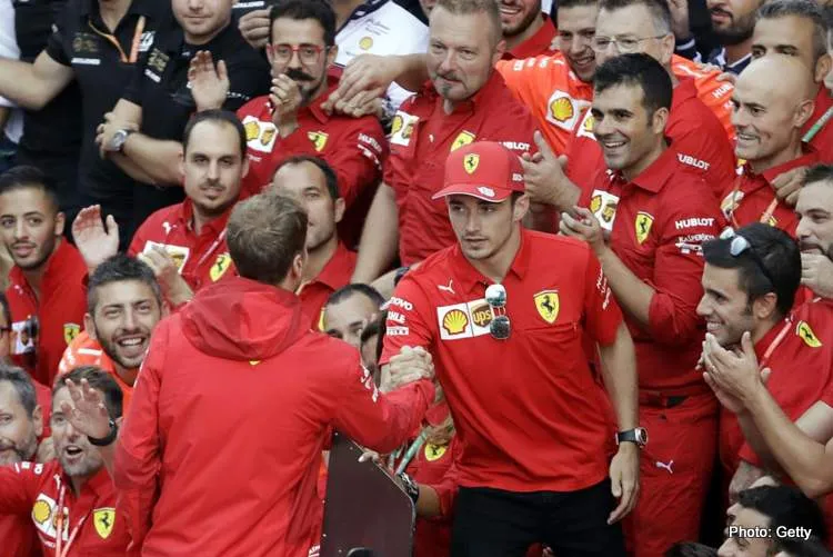 vettel leclerc getty