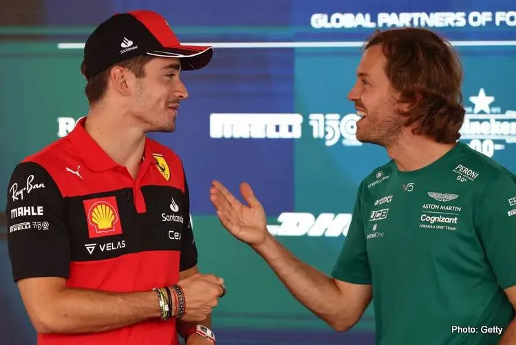 vettel leclerc hungary 2022