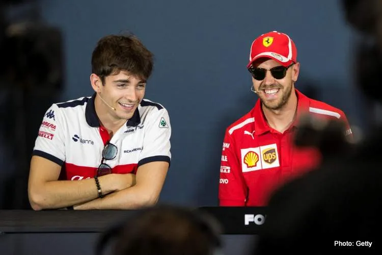 vettel leclerc