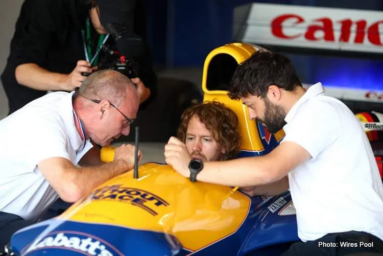 vettel williams fw14b silverstone 2022
