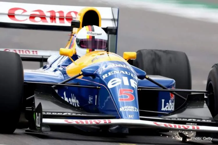 vettel williamsfw14b silverstone 3 2022