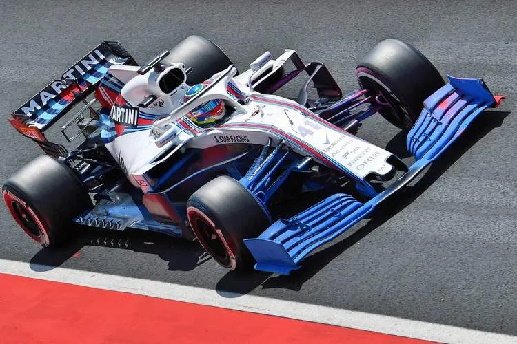 williams aileron 2019 front wing