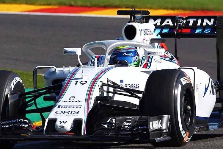williams fw38 colored halo