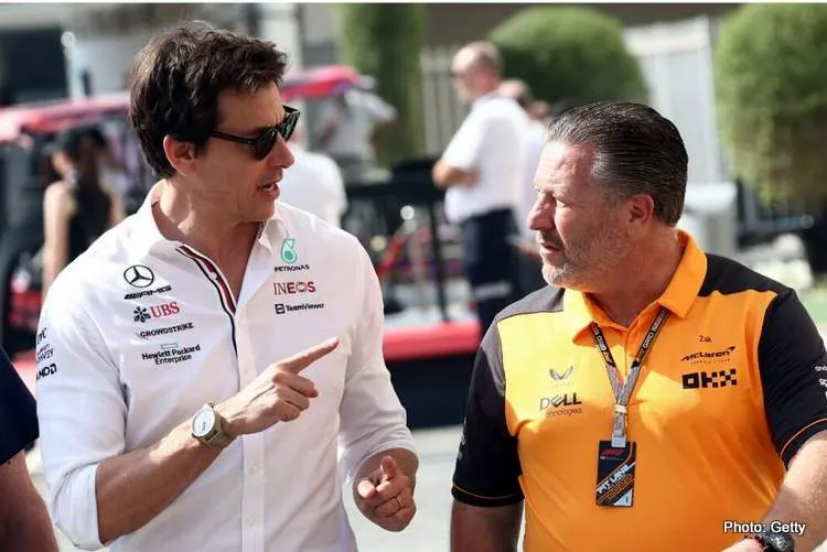 wolff brown f1 paddock 2024