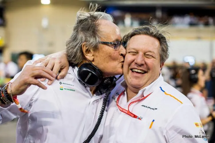 zak brown mansour ojjeh hug