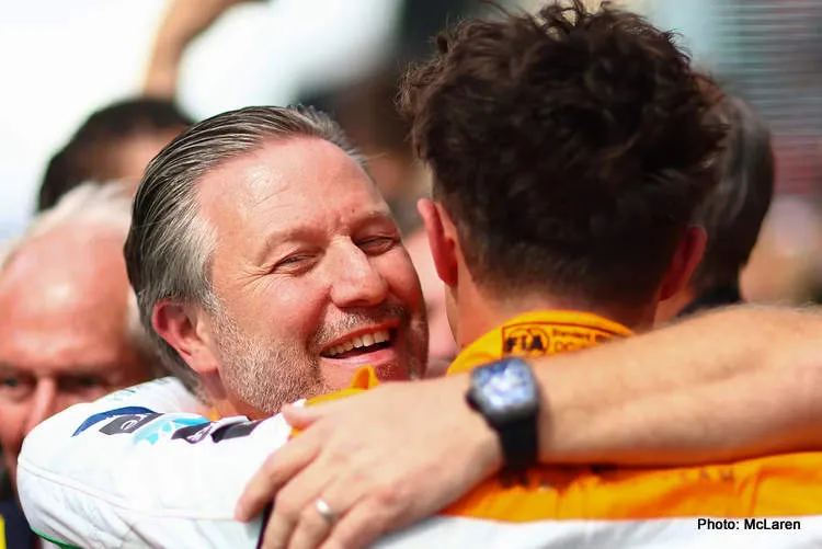 zak brown mclaren f1 winning team plan norris