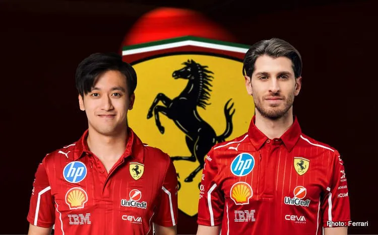 zhou giovinazzi ferrari 2025 f1 reserves 1