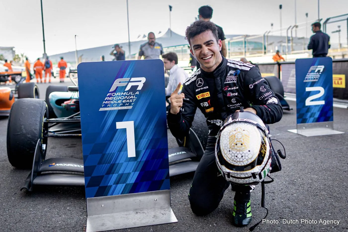 rashid al dhaheri winner yas marina f4 freca mercedes junior