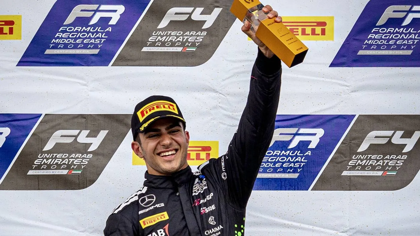 rashid al dhaheri formula 4 winner yas marina f4