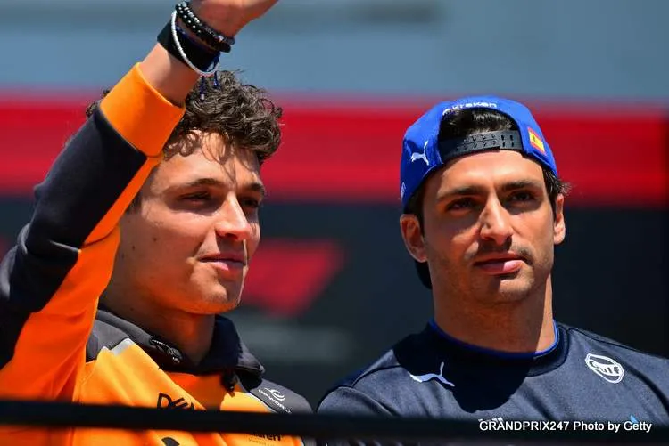 norris sainz 2025
