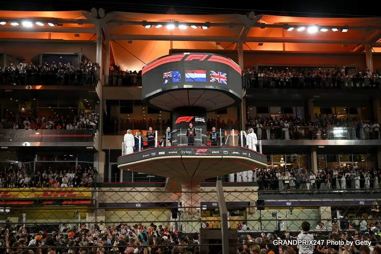 podium abu dhabi 2025