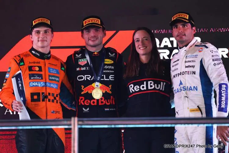 verstappen piastri sainz qatar 2025