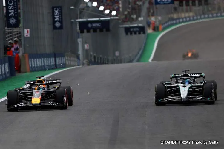 verstappen russell sao paulo 2025