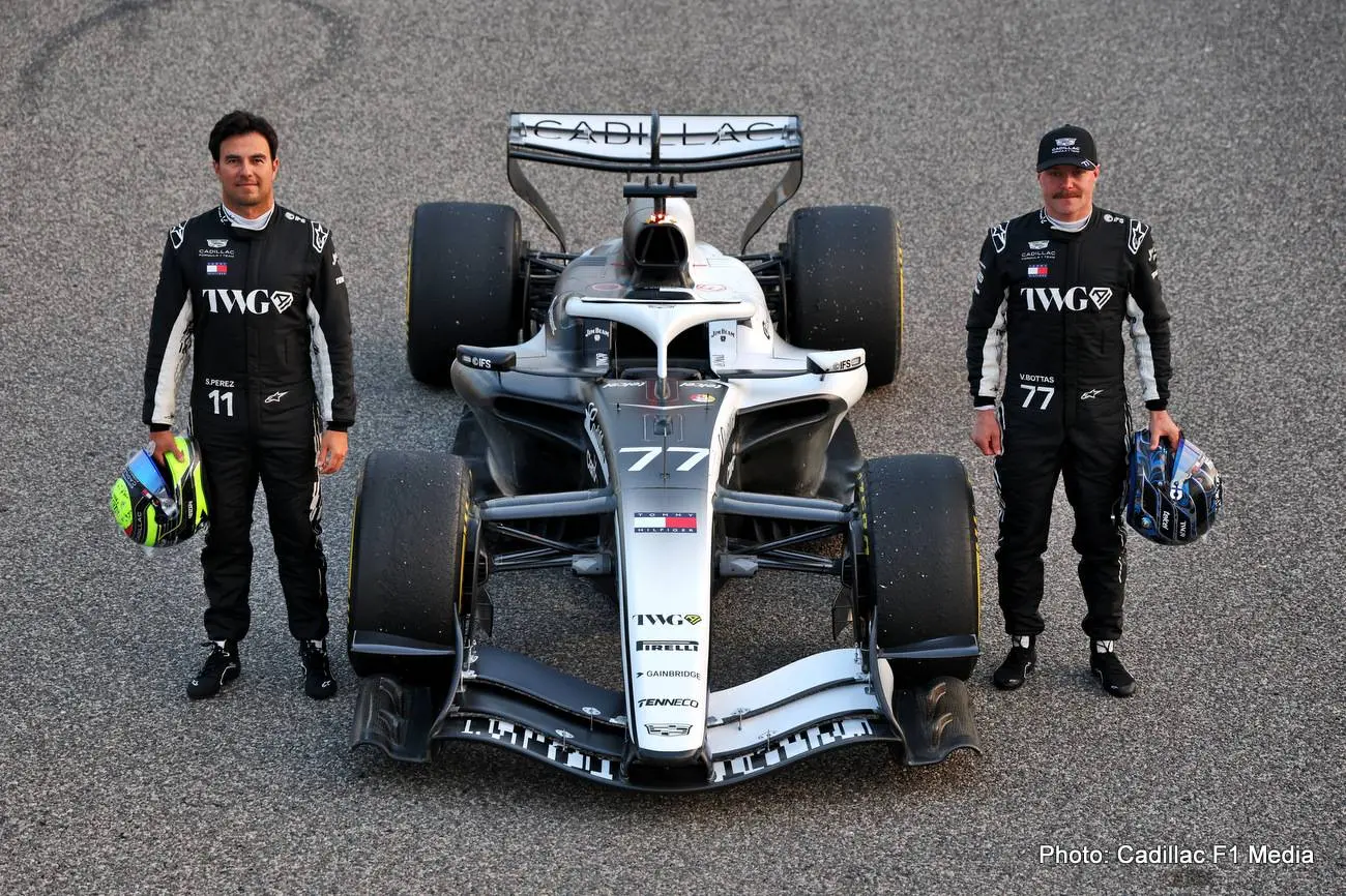 cadillac F1 bottas perez