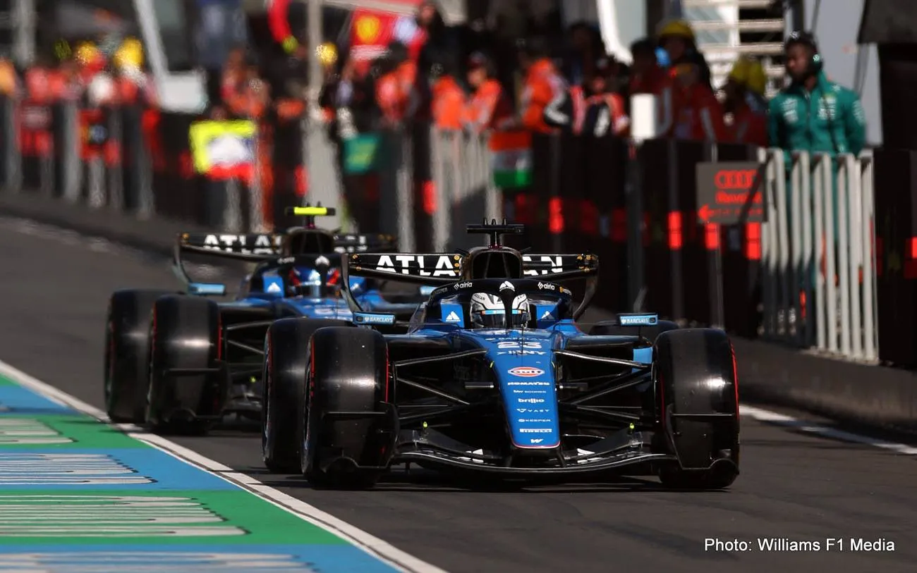 williams sainz albon pitlane F1 2026