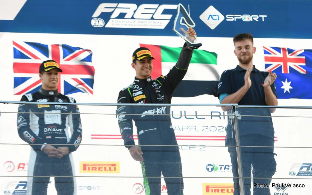 Red Bull Ring race winner Rashid Al Dhaheri becomes first Emirati to win FRECA race