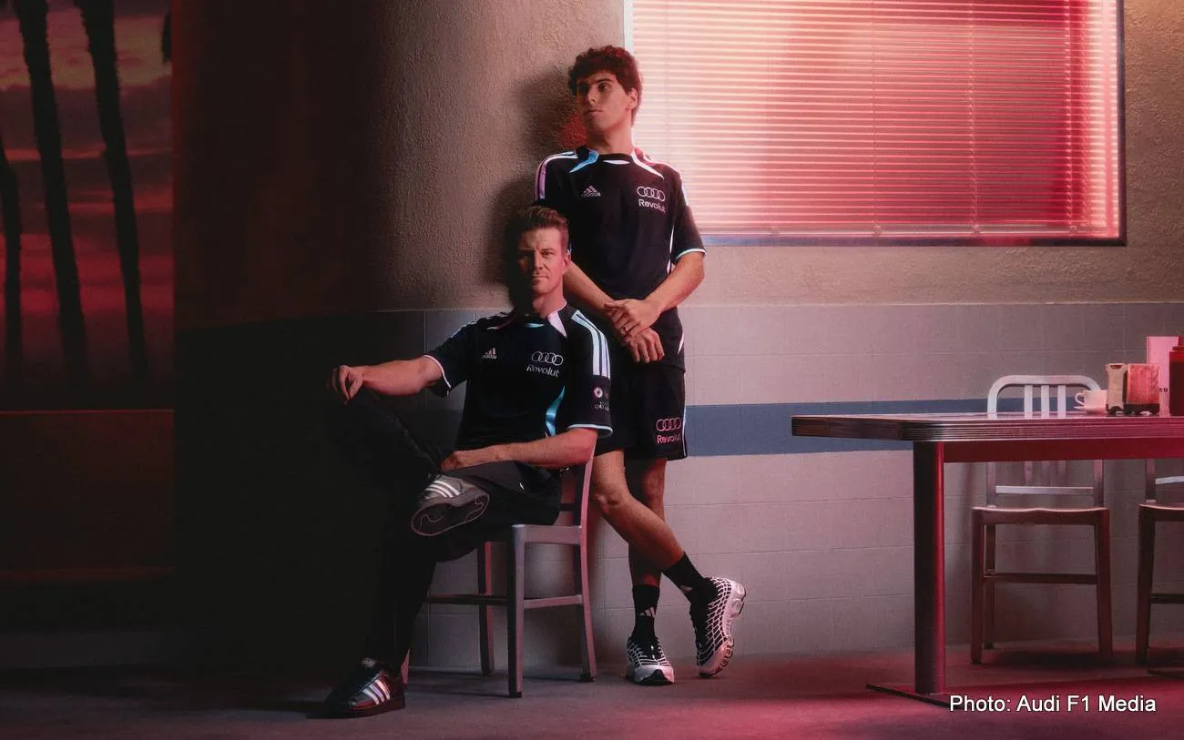 Audi Revolut F1 Team and adidas unveil Miami Collection bortoleto hulkenberg