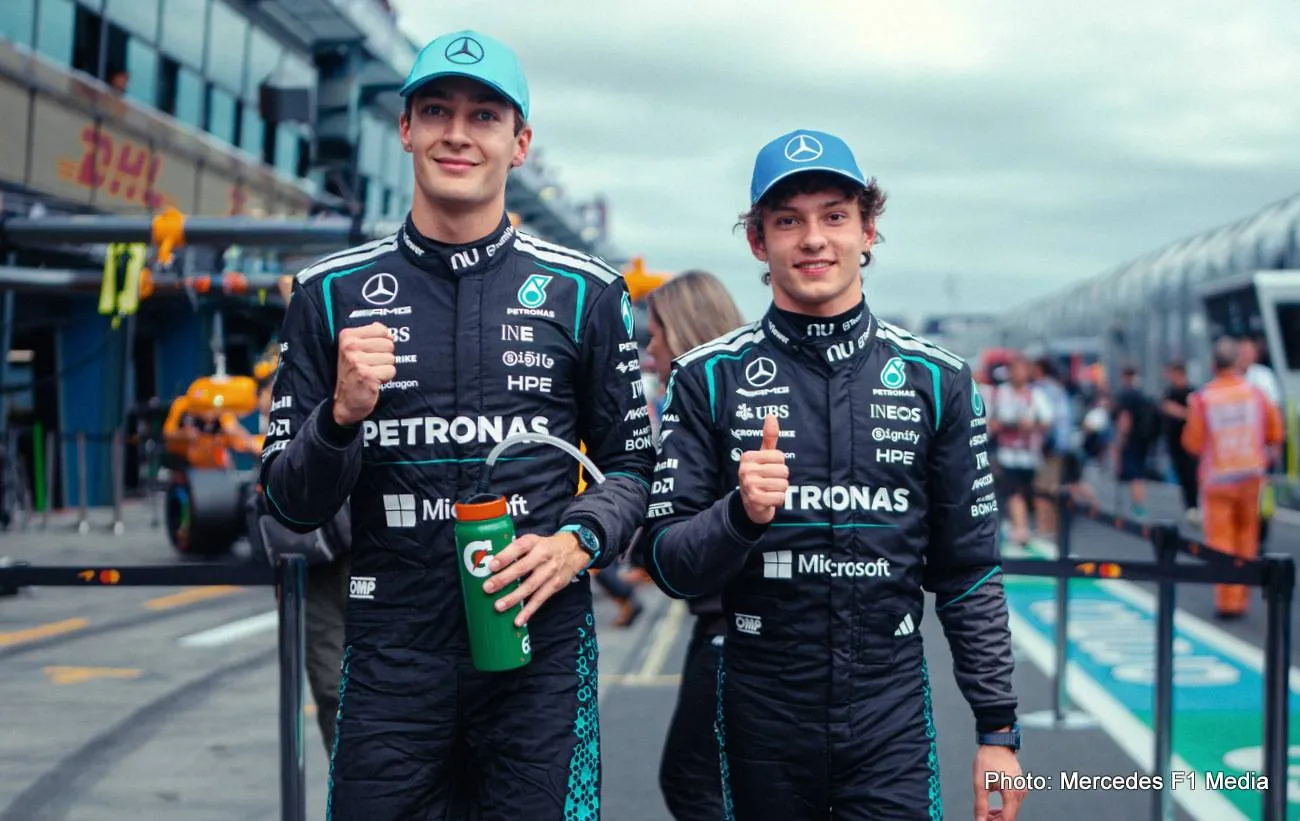 canadian grand prix russell and antonelli
