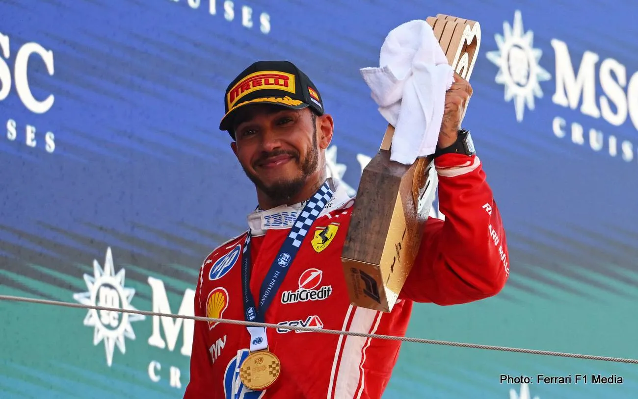 28-sunday-barcelona-2026 Hamilton ferrari winner