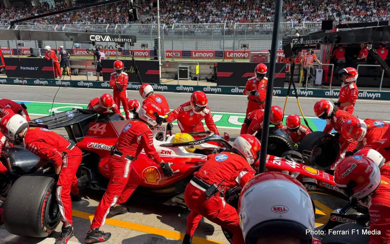 ferrari pitstop strategy austria hamilton f1