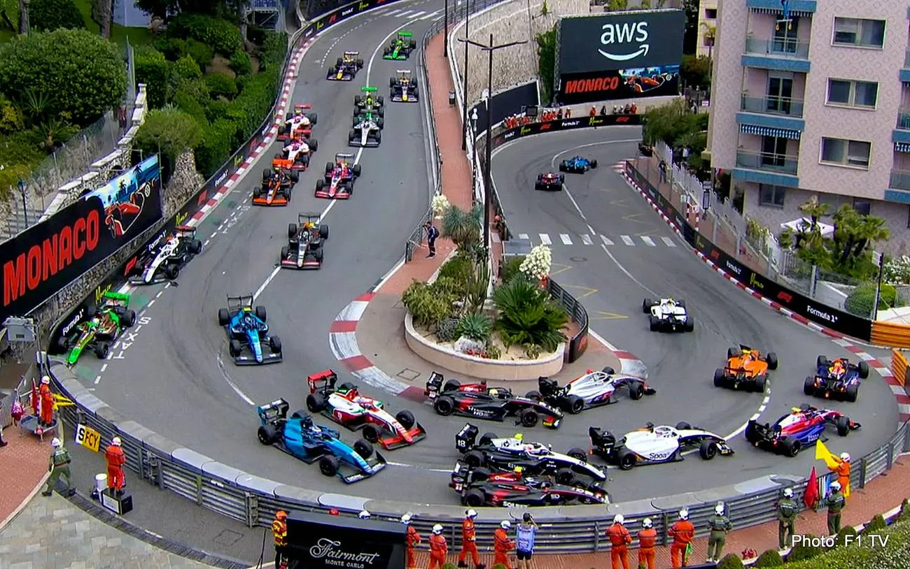 monaco grand prix Formula 3 F3 Monaco crash shunt accident