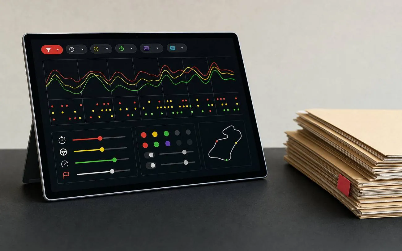 How filter tools make navigating large F1 data libraries easier