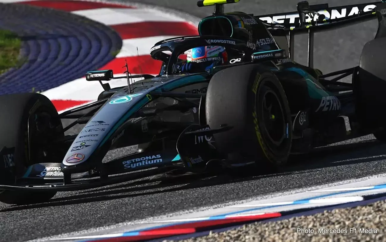 Kimi Antonelli Mercedes F1 FP1 FP2
