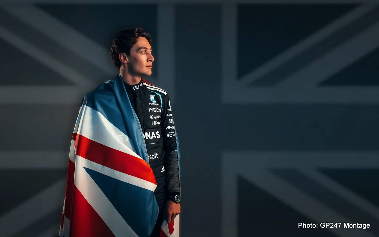 george russell union jack