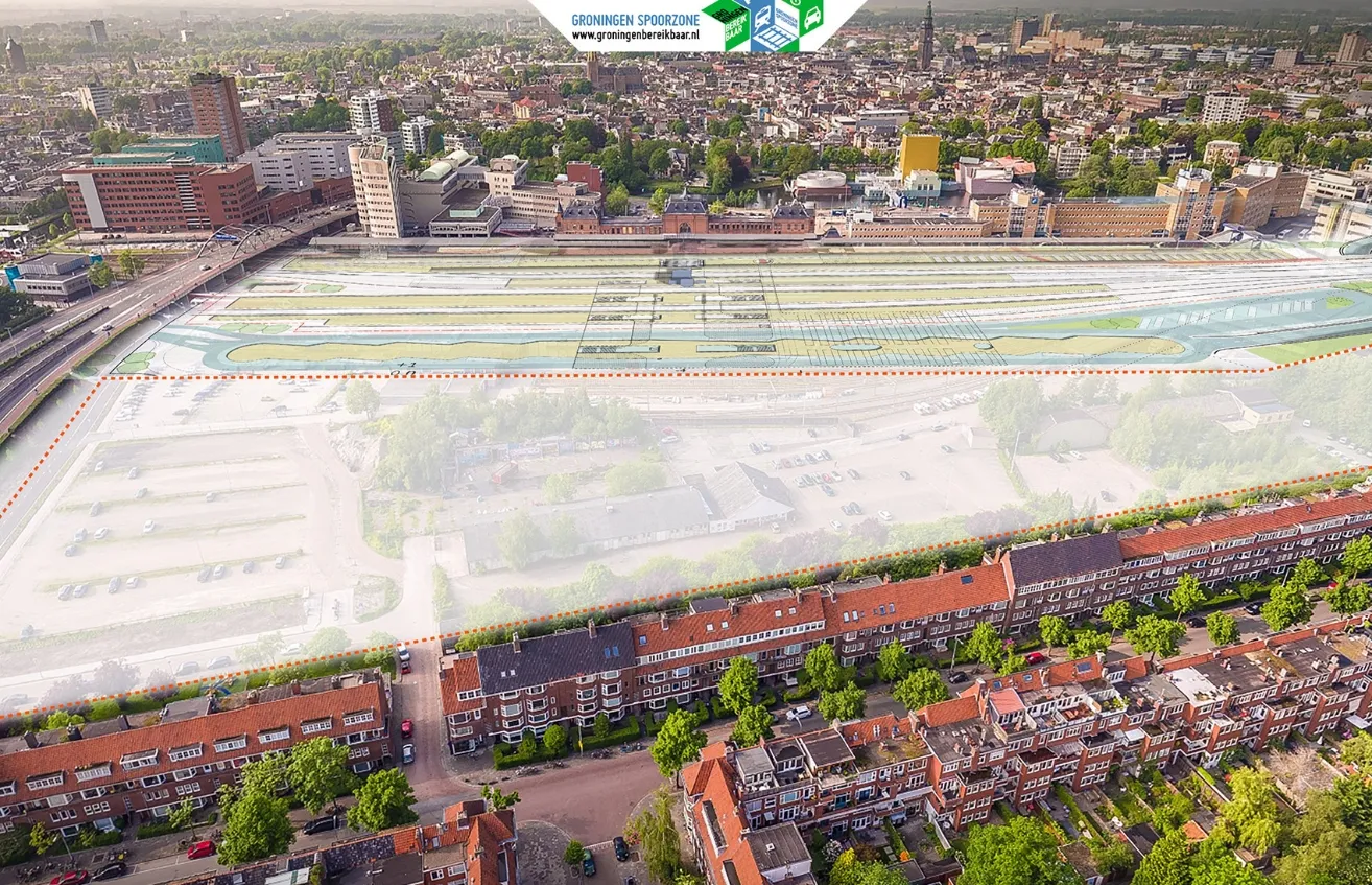 gebiedsontwikkeling zuidzijde groningen spoorzone