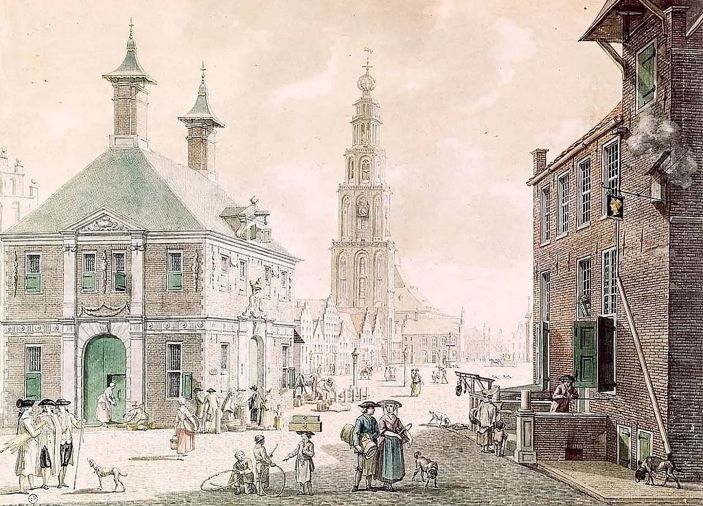 grote markt groningen door jan bulthuis