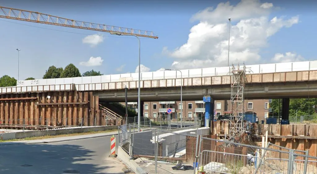 helperzoom viaduct zuidelijke ringweg