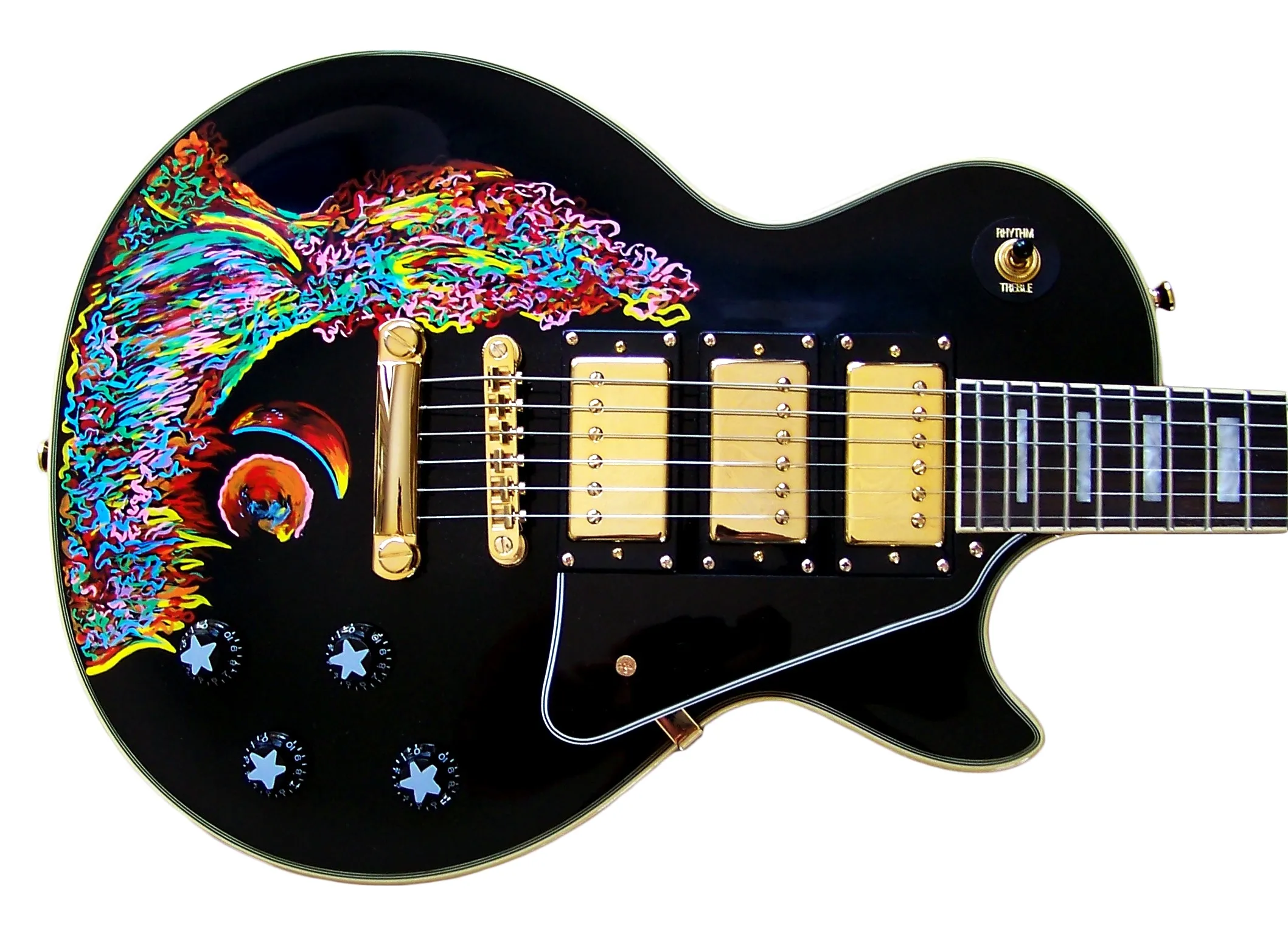 keith richards painted guitar keith richards gibson les paul custom 1957