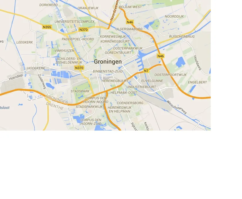 plattegrond kaartje streetview google maps