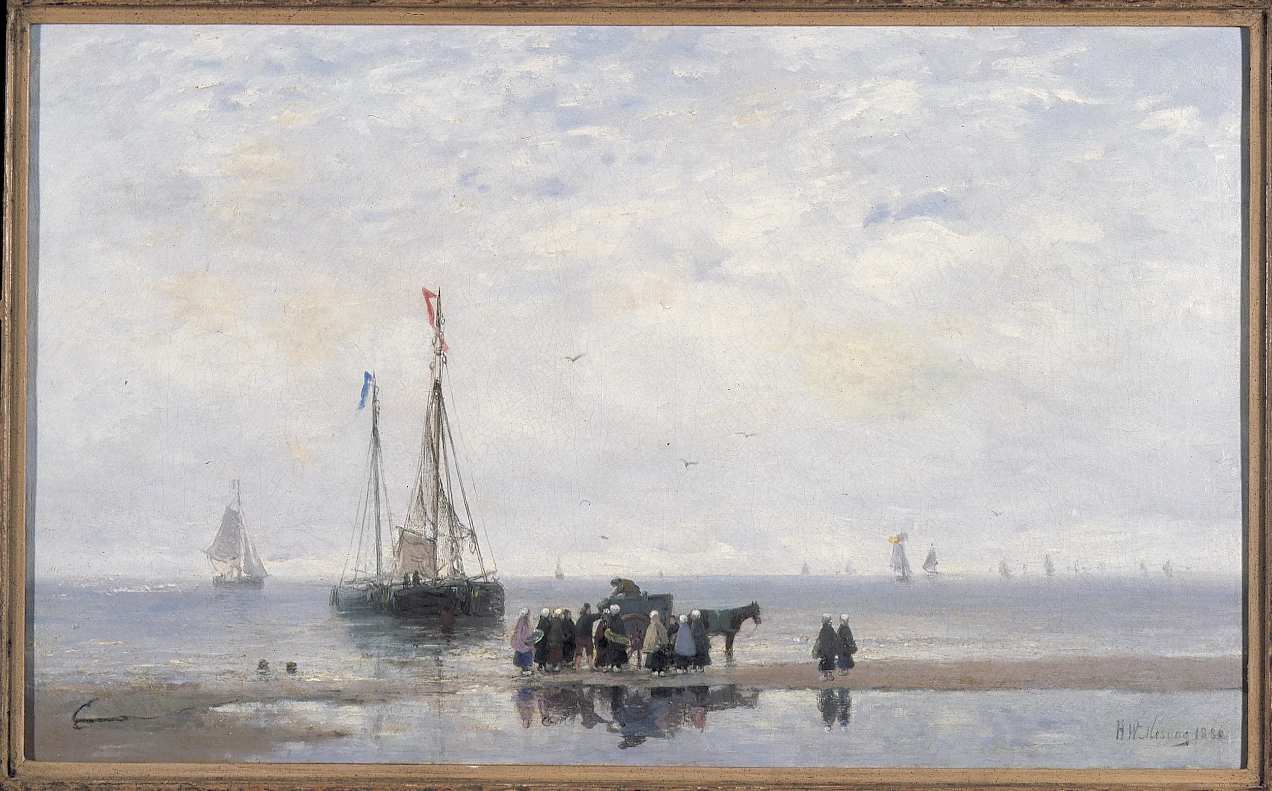 100 een morgen aan het strand hw mesdag