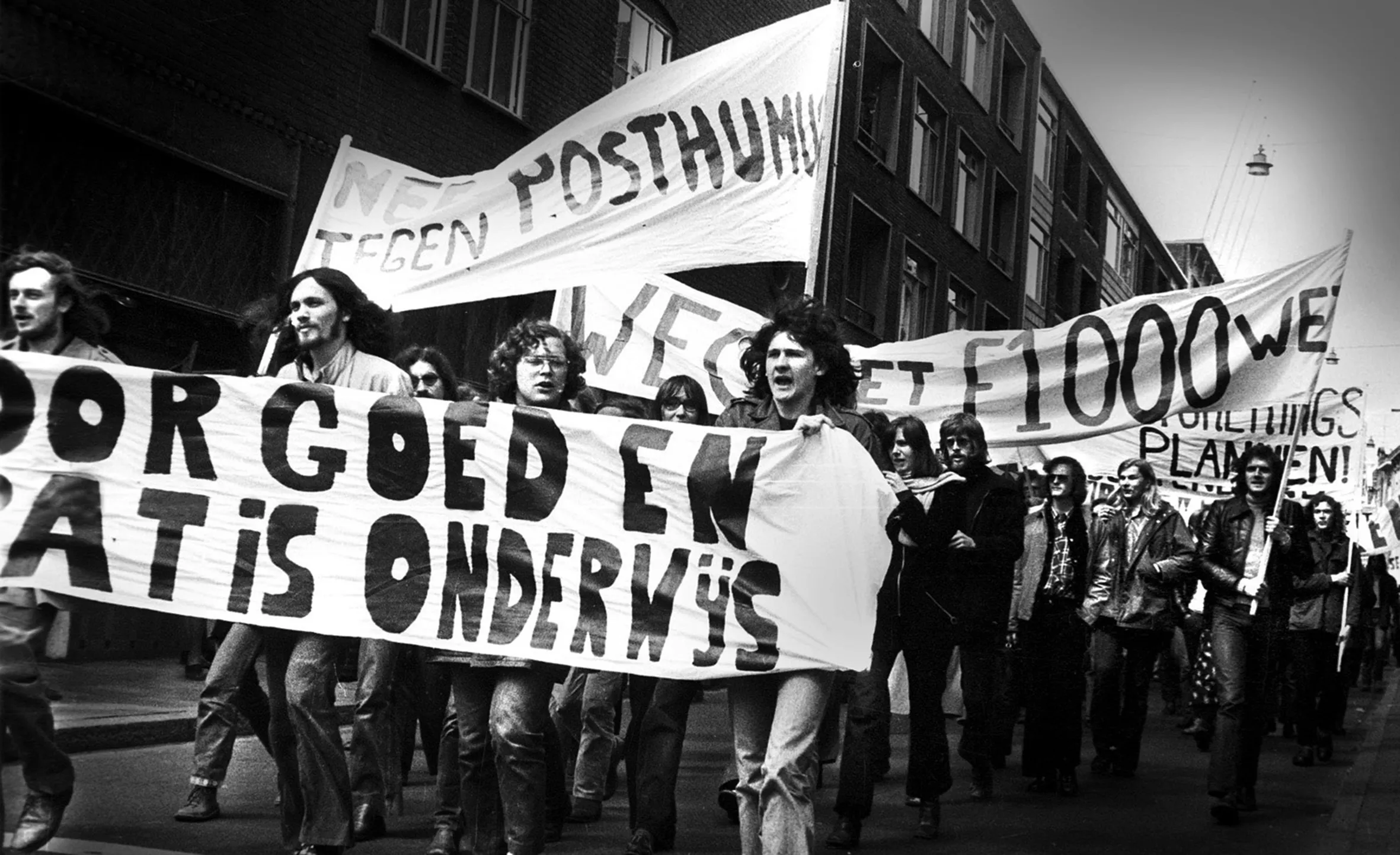 1973demonstratiegroningen01demonstraties 1973 elmer spaargaren