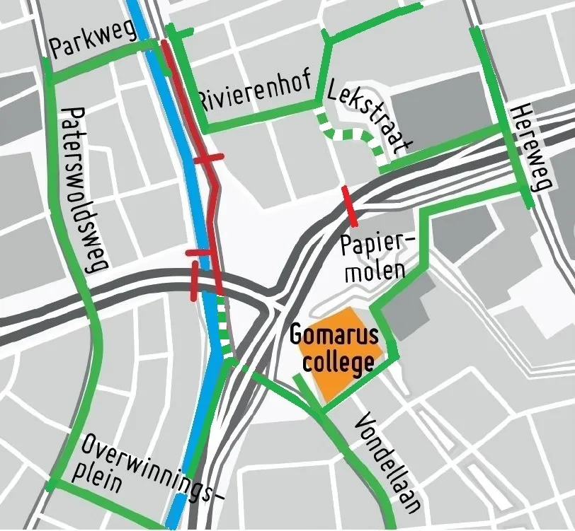 20230301 fietsverbindingen julianaplein amaliatunnel muntingbrug aanpak ring zuid