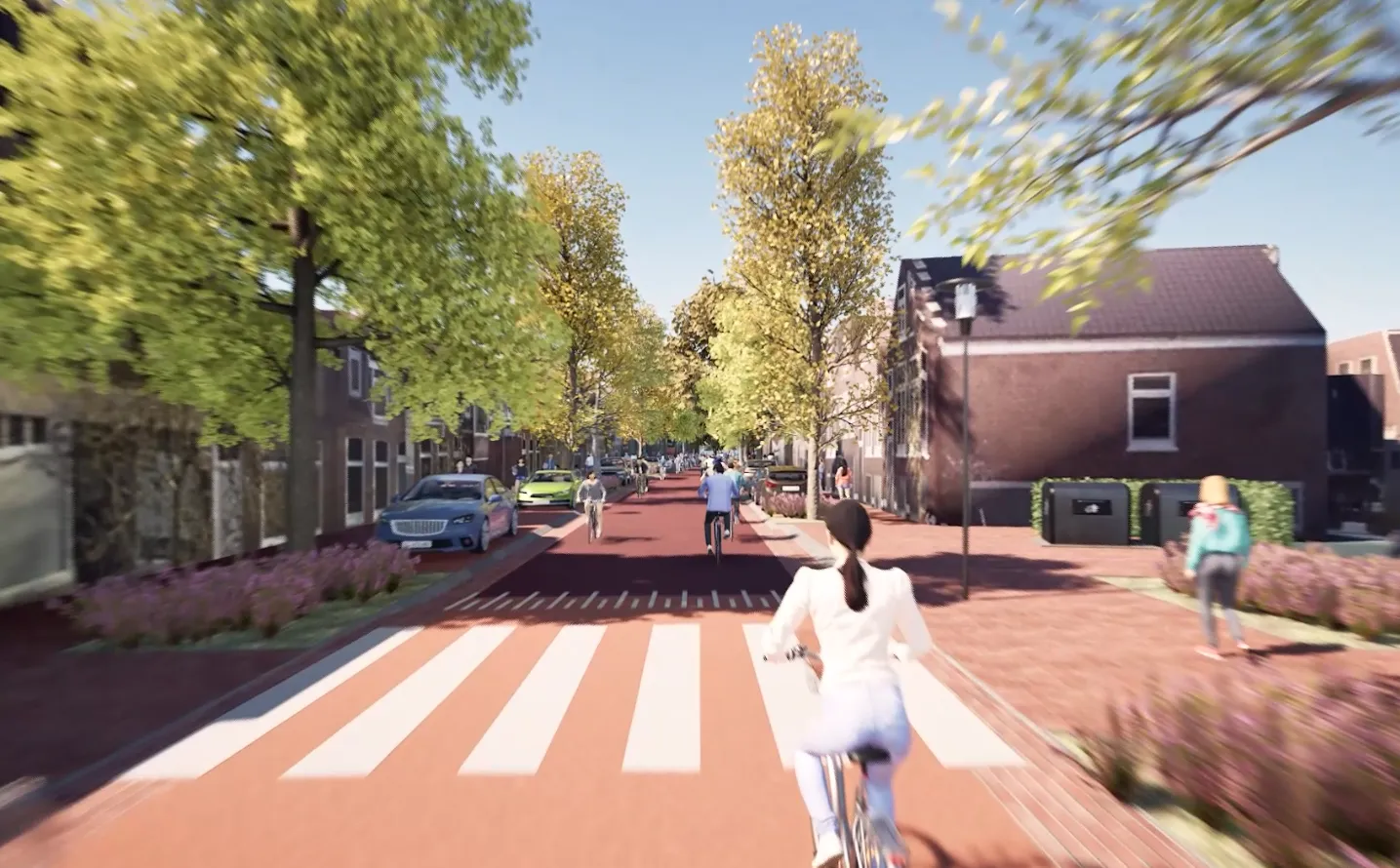 24 06 05 impressie fietsstraat