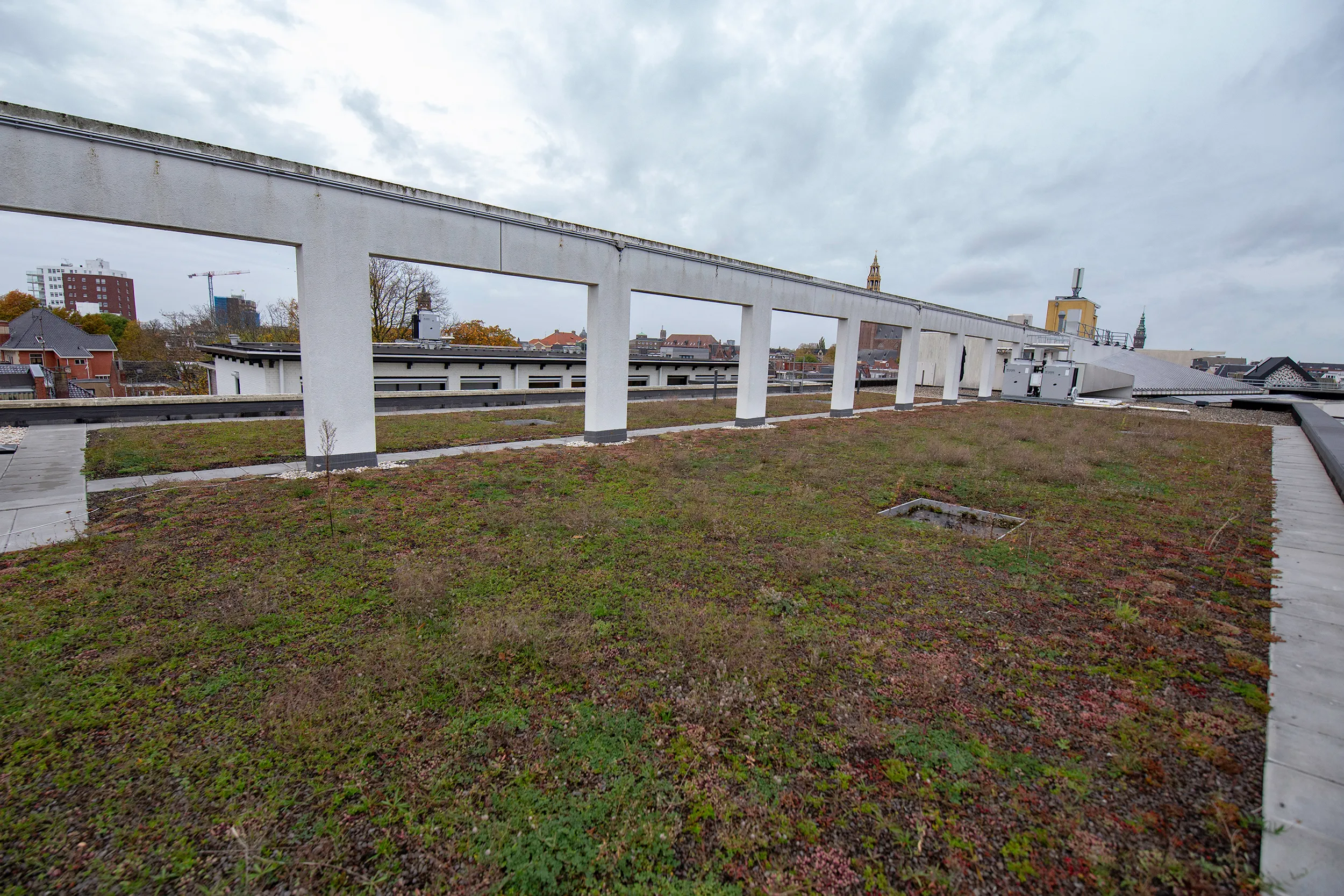 29 10 2020 nieuwe groene dak wordt officieel geopend door glimina chakor en philip broeksma henk tammens 2