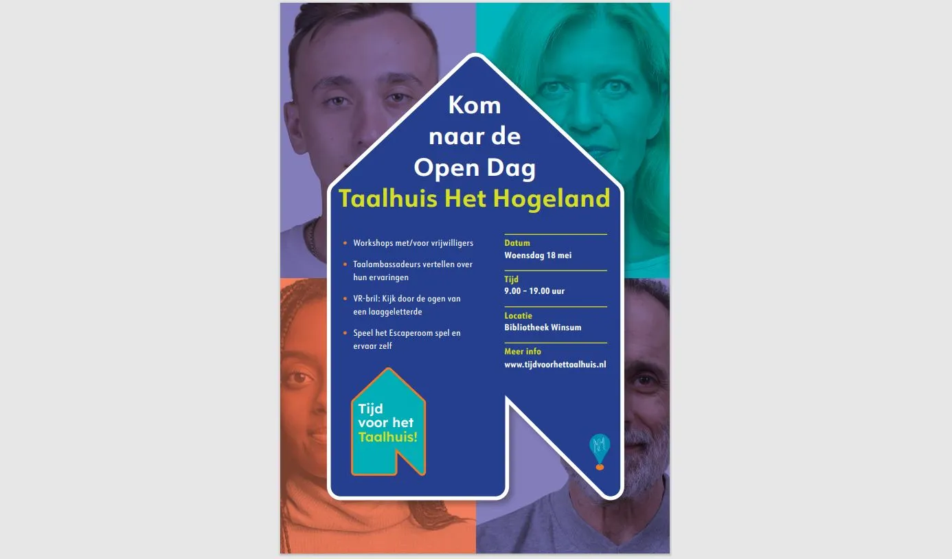 affiche taalhuis janine tuil