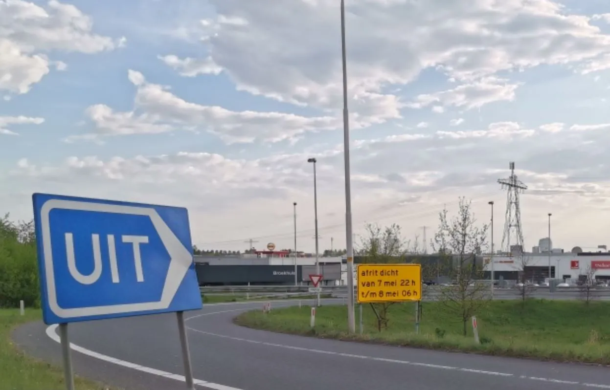 afrit richting meerstad
