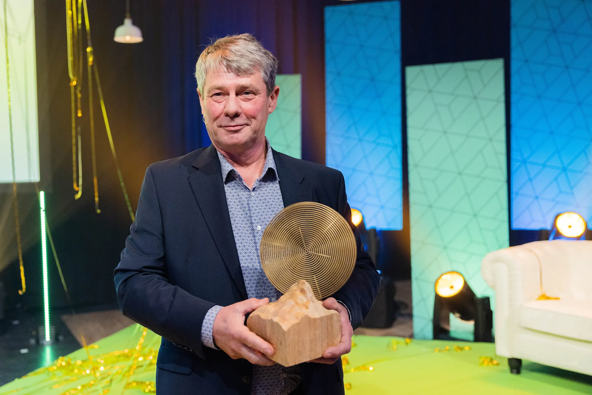 albert keizer met de gop trofee