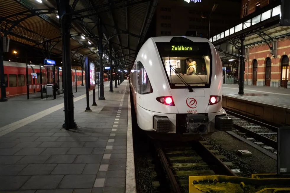 ato test arriva testtrein station groningen zuidhorn fotografie hylke knot