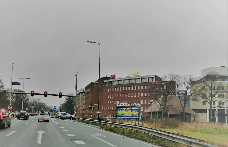 bedrijvenpark west martiniplaza bord