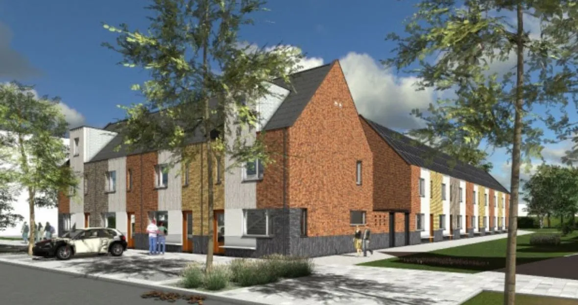 bouw sociale huurwoningen grote beerstraat