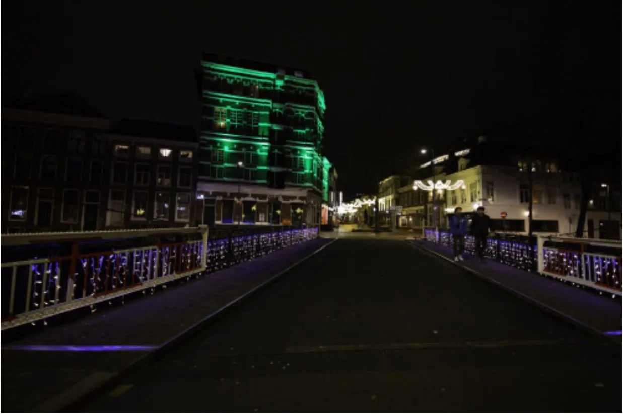 bruggen groningen feestelijk verlicht